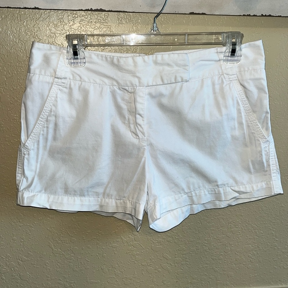J. Crew White Chino Shorts Sz 4